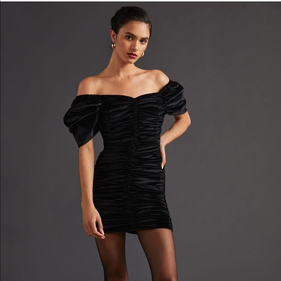 Anthropologie Dresses & Skirts - NWT Anthropologie Ruched Puff Sleeve Mini Dress